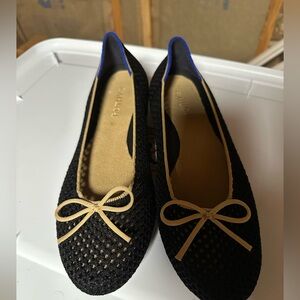 Rothy’s The Ballet Flat - Noir Mesh W 10.5